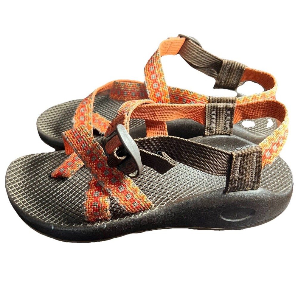 Vibram Strappy Sandal Women's Sz 7 Multicolor Open Toe Slip On‎ Casual Textile